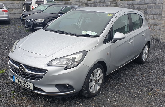 2017 Opel Corsa Silver Left Front Outside