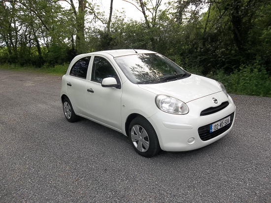 2013 Nissan March Auto White Front Right